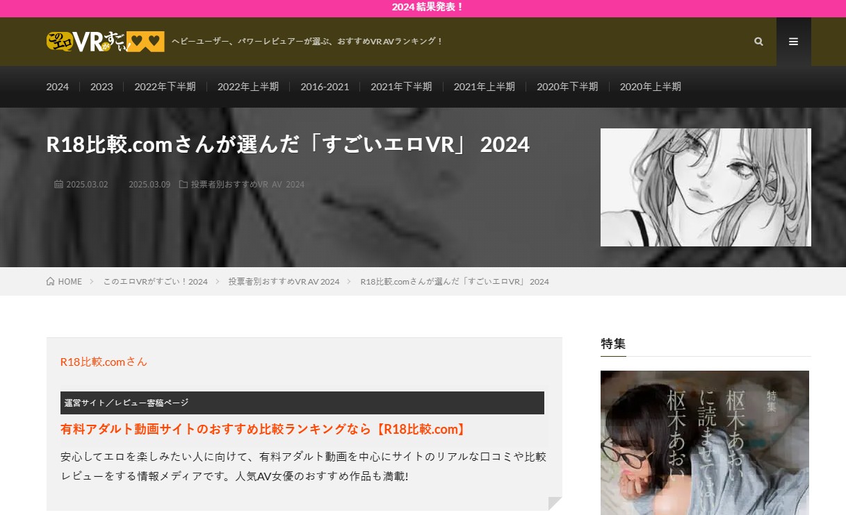 このエロVRがすごい!2024 r18hikaku.com